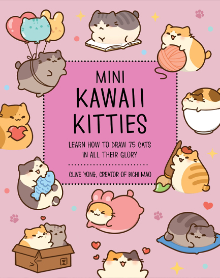 MINI KAWAII KITTIES : LEARN HOW TO DRAW 75 CATS IN ALL THEIR GLORY VOLUME 9
