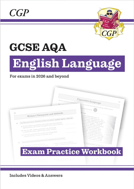 NEW GCSE ENGLISH LANGUAGE AQA EXAM PRACTICE WORKBOOK - WITH ANSWERS AND VIDEOS (FOR EXAMS FROM 2026)