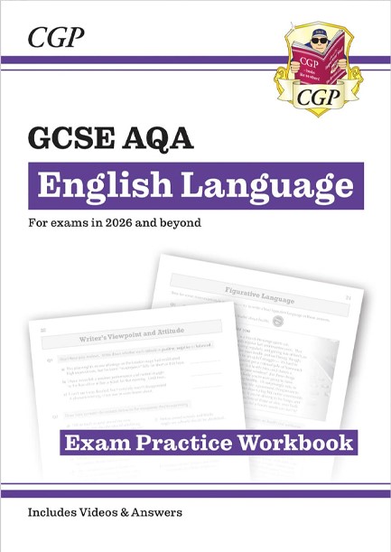 NEW GCSE ENGLISH LANGUAGE AQA EXAM PRACTICE WORKBOOK - WITH ANSWERS AND VIDEOS (FOR EXAMS FROM 2026)