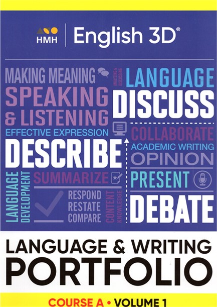 ENGLISH 3D COURSE A VOLUME 1 LANGUAGE & WRITING PORTFOLIO