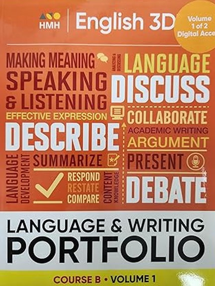 ENGLISH 3D COURSE B VOLUME 1 LANGUAGE & WRITING PORTFOLIO