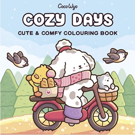 COSY DAYS-CUTE & COMFY COLOURING BOOK