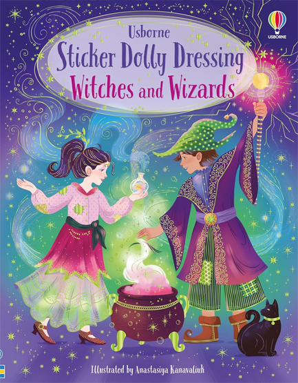 STICKER DOLLY DRESSING WITCHES AND WIZARDS