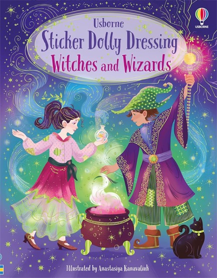 STICKER DOLLY DRESSING WITCHES AND WIZARDS