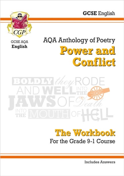 GCSE ENGLISH LITERATURE AQA POETRY WORKBOOK: POWER & CONFLICT ANTHOLOGY (INCLUDES ANSWERS)