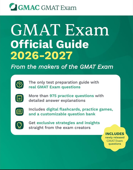 GMAT OFFICIAL GUIDE 2026-2027: BOOK + ONLINE QUESTION BANK