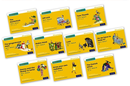 READ WRITE INC - PHONICS SET 5 YELLOW STORY BOOKS - COLOUR PACK OF 10