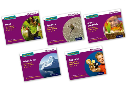 READ WRITE INC - PHONICS SET 2 PURPLE NON-FICTION PACK OF 5