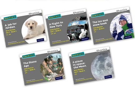 READ WRITE INC - PHONICS SET 7 GREY NON-FICTION PACK OF 5