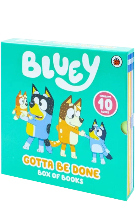 BLUEY GOTTA BE DONE BOX OF BOOKS