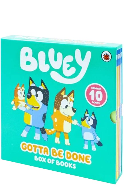 BLUEY GOTTA BE DONE BOX OF BOOKS