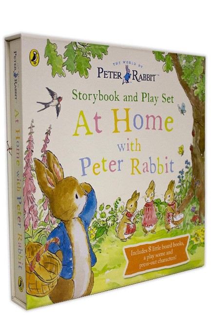 AT HOME WITH PETER RABBIT 8 BOOK SLIPCASE
