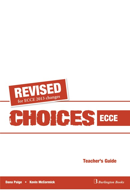 CHOICES ECCE TCHR'S GUIDE 2013 REVISED