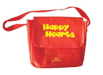 HAPPY HEARTS STARTER TCHR'S BAG RED