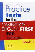 CAMBRIDGE ENGLISH FIRST PRACTICE TESTS 1 SB