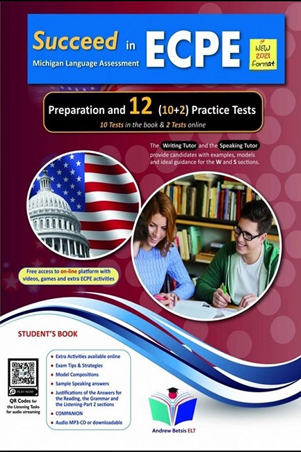 SUCCEED IN ECPE PREPARATION & 12 PRACTICE TESTS STUDENT'S BOOK NEW 2021 FORMAT