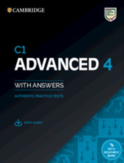 CAMBRIDGE ENGLISH ADVANCED 4 SB W/A