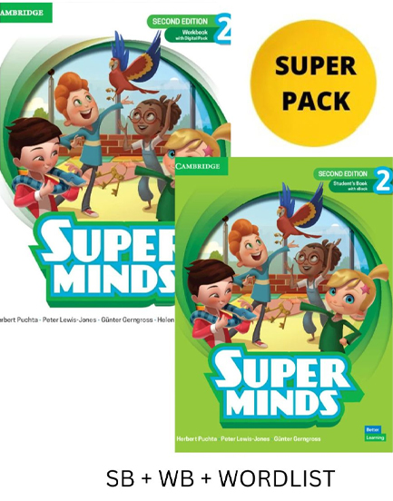 SUPER MINDS 2 SUPER PACK (SB + WB + WORDLIST) 2ND ED
