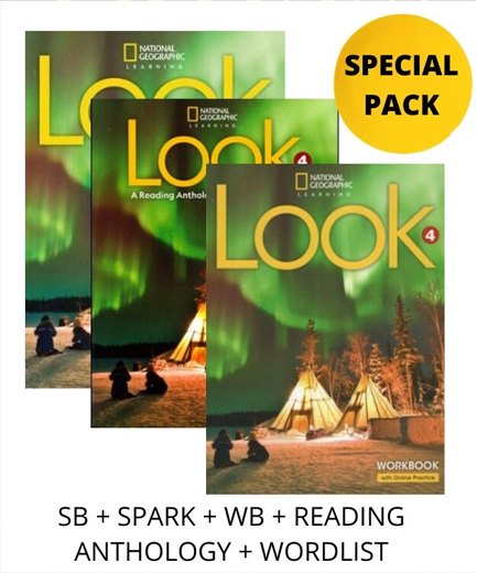 LOOK 4 SPECIAL PACK FOR GREECE (SB + SPARK + WB + READING ANTHOLOGY + WORDLIST) BRIT. ED