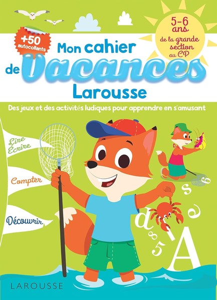 LAROUSSE MON CAHIER DE VACANCES 5-6 ANS