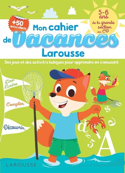 LAROUSSE MON CAHIER DE VACANCES 5-6 ANS