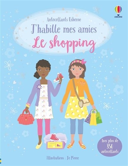 J'HABILLE MES AMIES -SHOPPING- AUTOCOLLANTS