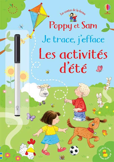 POPPY ET SAM - JE TRACE, J'EFFACE - LES ACTIVITES D'ETE