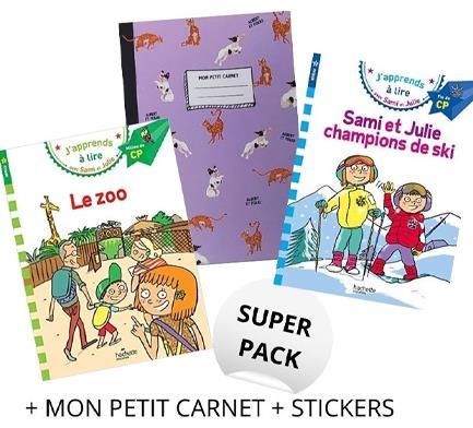 SUPER PACK SAMI ET JULIE (+ MON PETIT CARNET + STICKERS)