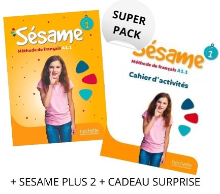 SUPER PACK SESAME 1 (LE + CA + SESAME PLUS 1 + CADEAU SURPRISE)
