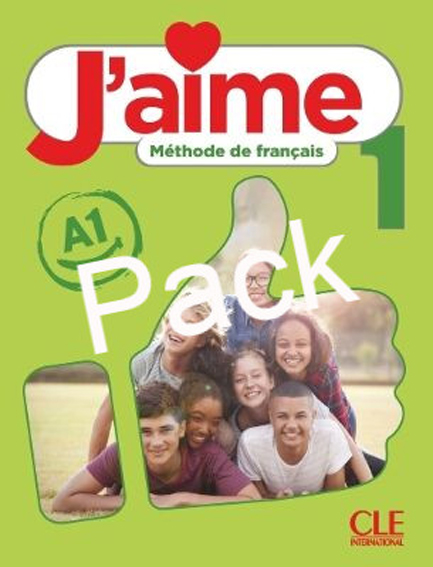 J'AIME 1 - NIVEAU A1 - SUPER PACK ( LIVRE DE L'ÉLÈVE + CAHIER D'ACTIVITÉS + LEXIQUE)