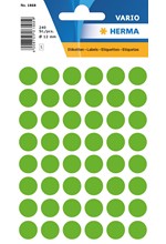 ΕΤΙΚΕΤΕΣ ΣΤΡΟΓΓΥΛΕΣ 12ΜΜ 10Φ.ΠΡΑΣΙΝΕΣ ΦΩΤΕΙΝ.ΗΕRΜΑ 1868