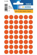 ΕΤΙΚΕΤΕΣ ΣΤΡΟΓΓΥΛΕΣ 12ΜΜ 10Φ.ΚΟΚΚΙΝΕΣ ΗΕRΜΑ 1862