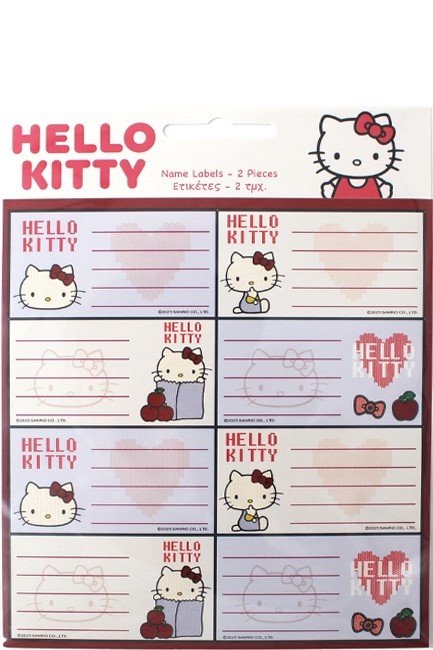 ΕΤΙΚΕΤΕΣ ΣΧΟΛΙΚΕΣ FANCY GIM 2Φ.SANRIO HELLO KITTY 776-78846