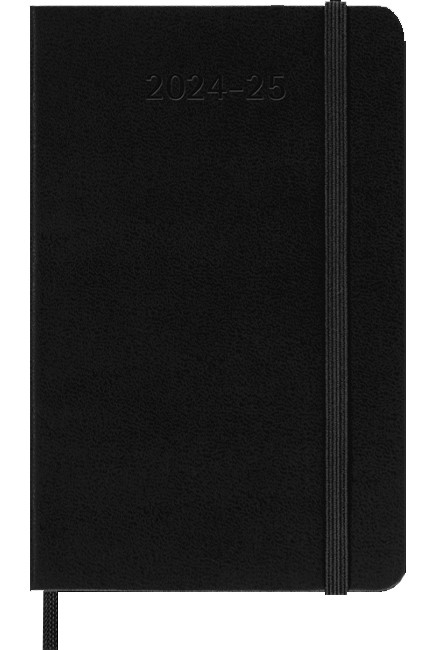 ΗΜΕΡΟΛΟΓΙΟ MOLESKINE 24-25 ΑΚΑΔΗΜΑΙΚΟ HARD BLACK 09*14 ΕΒΔΟΜΑΔΙΑΙΟ POCKET