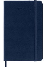 ΗΜΕΡΟΛΟΓΙΟ MOLESKINE 24-25 ΑΚΑΔΗΜΑΙΚΟ HARD SAPPHIRE BLUE 13*21 ΕΒΔΟΜΑΔΙΑΙΟ LARGE