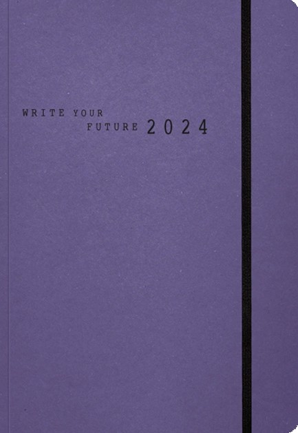 ΗΜΕΡΟΛΟΓΙΟ ADBOOK 25 ECO VIOLET 14*21 ΗΜΕΡΗΣΙΟ ΜΕ ΛΑΣΤΙΧΟ