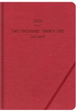 ΗΜΕΡΟΛΟΓΙΟ ADBOOK 25 LIEVE RED 14*21 ΗΜΕΡΗΣΙΟ ΜΕ ΓΩΝΙΑΚΟ ΛΑΣΤΙΧΟ