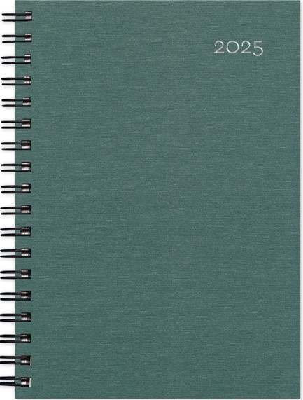 ΗΜΕΡΟΛΟΓΙΟ ADBOOK 25 SIMPLE SPIRAL GREEN 17*25 ΗΜΕΡΗΣΙΟ