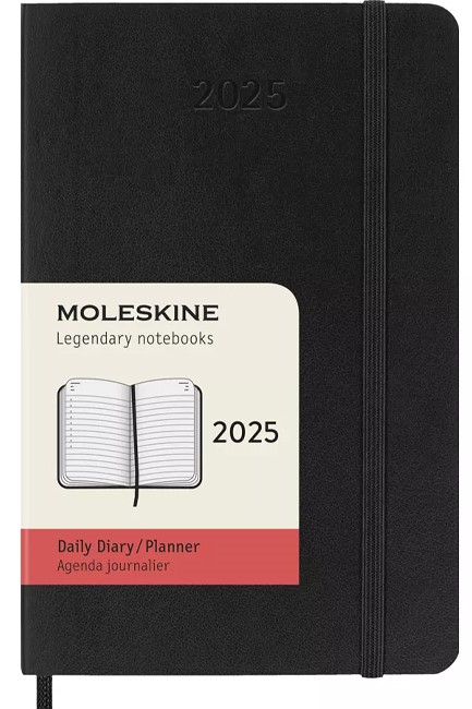 ΗΜΕΡΟΛΟΓΙΟ MOLESKINE 25 SOFT BLACK 09*14 ΗΜΕΡΗΣΙΑ ΑΤΖΕΝΤΑ POCKET