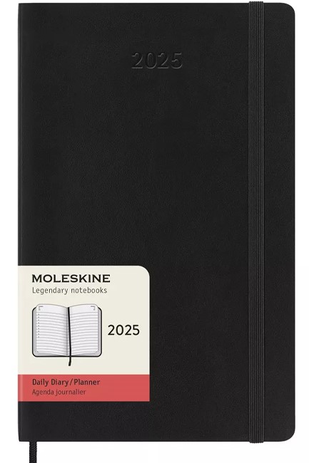 ΗΜΕΡΟΛΟΓΙΟ MOLESKINE 25 SOFT BLACK 13*21 ΗΜΕΡΗΣΙΟ LARGE