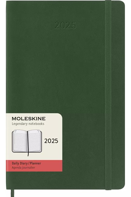 ΗΜΕΡΟΛΟΓΙΟ MOLESKINE 25 SOFT MYRTLE GREEN 13*21 ΗΜΕΡΗΣΙΟ LARGE