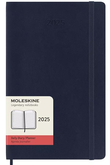 ΗΜΕΡΟΛΟΓΙΟ MOLESKINE 25 SOFT SAPPHIRE BLUE 13*21 ΗΜΕΡΗΣΙΟ LARGE