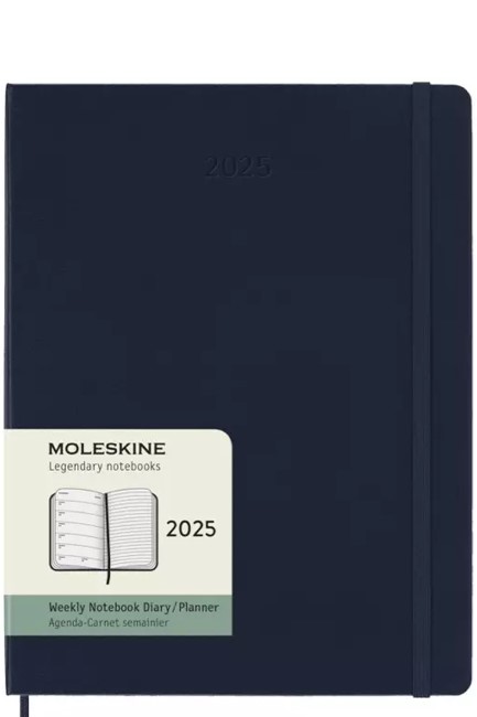 ΗΜΕΡΟΛΟΓΙΟ MOLESKINE 25 HARD SAPHIRE BLUE 19*25 ΕΒΔΟΜΑΔΙΑΙΟ XL