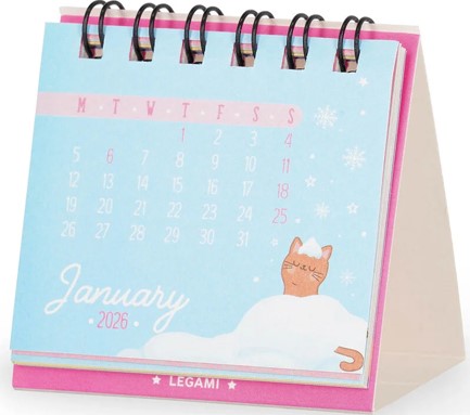 ΗΜΕΡΟΛΟΓΙΟ LEGAMI 26 MICRO KITTY 5,8*5,3 ΕΠΙΤΡΑΠΕΖΙΟ CALMC26KIT3 SPECIAL