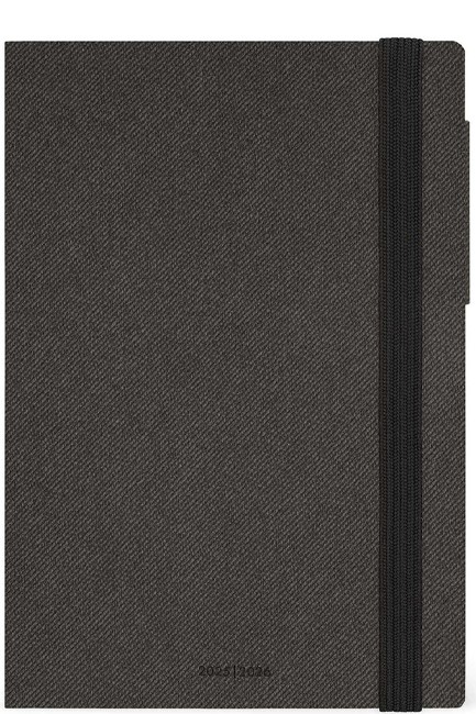 ΗΜΕΡΟΛΟΓΙΟ LEGAMI 25-26 ΑΚΑΔΗΜΑΙΚΟ DEEP GRAPHITE 12*18 ΕΒΔΟΜΑΔΙΑΙΟ AG2616032 MEDIUM ΜΕ NOTEBOOK
