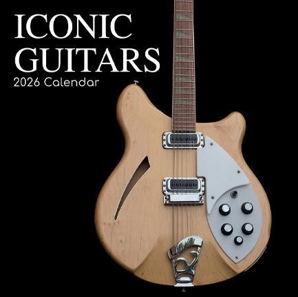 ΗΜΕΡΟΛΟΓΙΟ THE GIFTED COMPANY 26 ICONIC GUITARS 30*30 ΤΟΙΧΟΥ