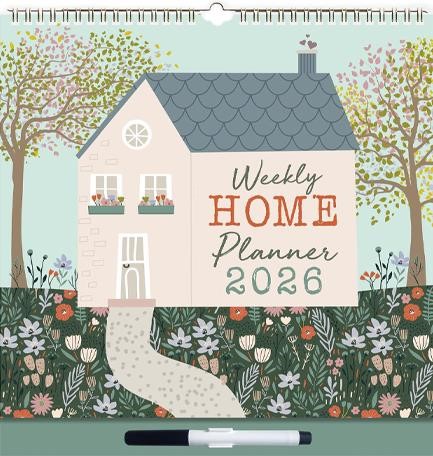 ΗΜΕΡΟΛΟΓΙΟ THE GIFTED COMPANY 26 HOME WEEKLY FAMILY PLANNER 30*30 ΤΟΙΧΟY ΜΕ ΜΑΡΚΑΔΟΡΟ