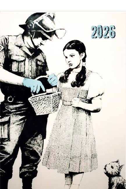ΗΜΕΡΟΛΟΓΙΟ THE GIFTED COMPANY 26 BANKSY 14,5*21 ΕΒΔΟΜΑΔΙΑΙΟ