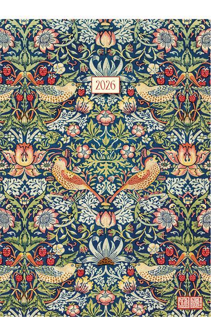 ΗΜΕΡΟΛΟΓΙΟ THE GIFTED COMPANY 26 MORRIS-STRAWBERRY THIEF 14,5*21 ΕΒΔΟΜΑΔΙΑΙΟ