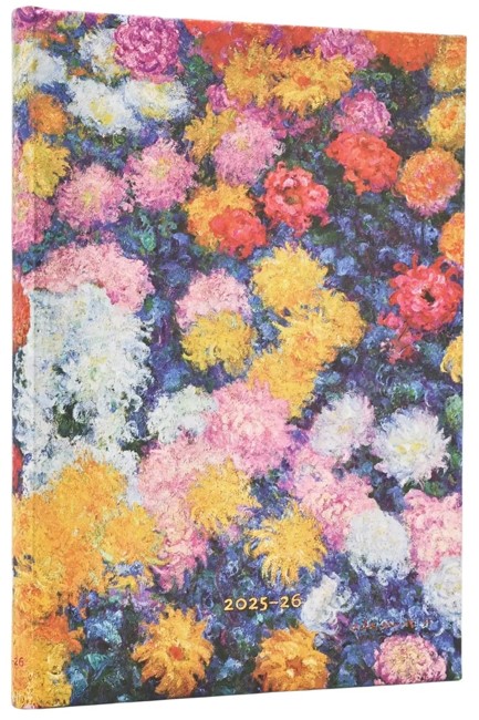 ΗΜΕΡΟΛΟΓΙΟ PAPERBLANKS 25-26 ΑΚΑΔΗΜΑΙΚΟ MONET'S CHRYSANTHEMUMS 13*18 ΕΒΔΟΜΑΔΙΑΙΟ MIDI